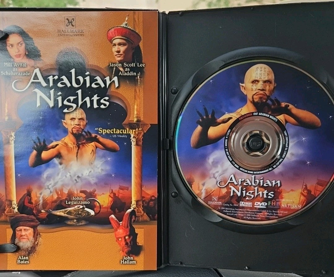 Arabian Nights (DVD, 2000) Tested. Slim Case. Cropped Artwork.