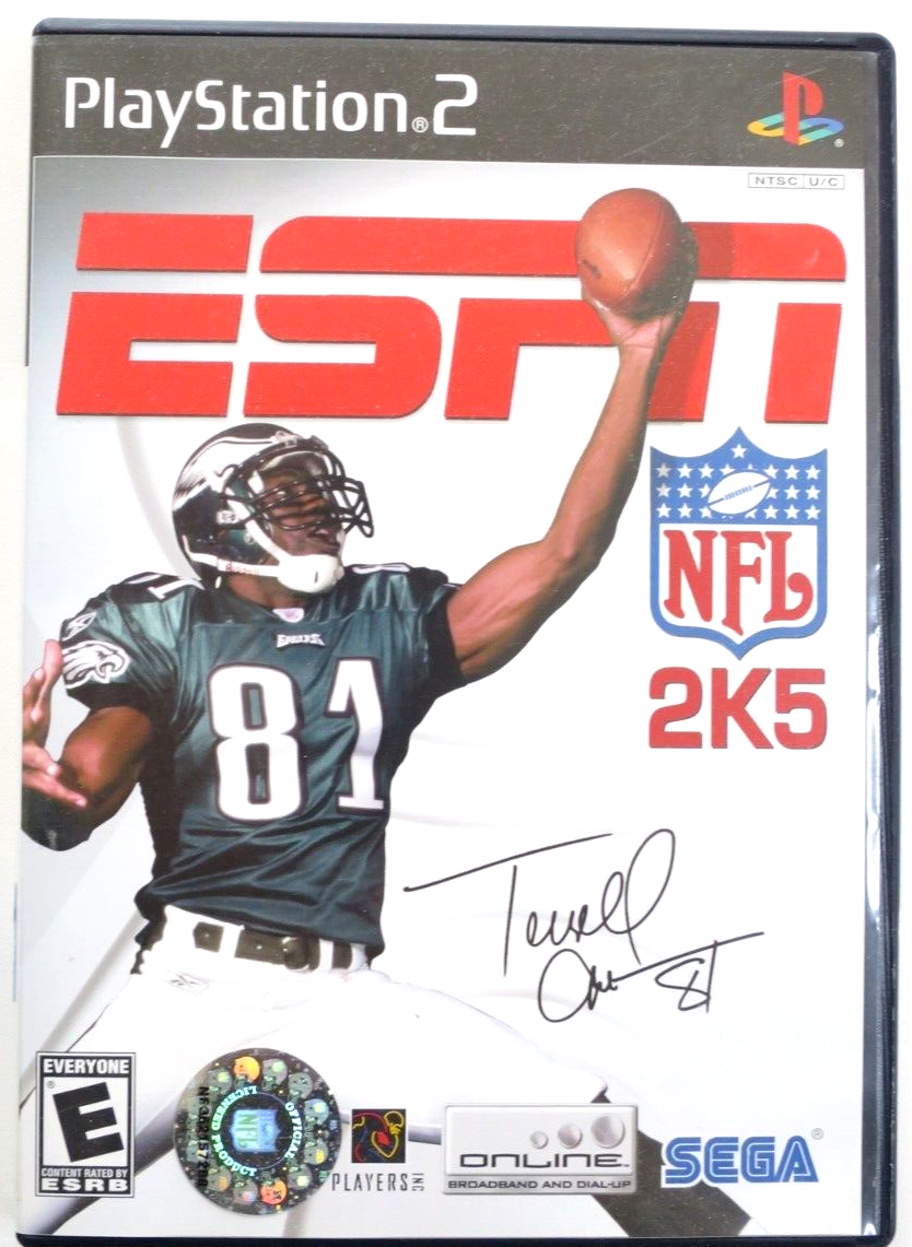 ESPN NFL 2K5 (PlayStation 2, 2004) No Game. Case. Artwork. Manual ONLY