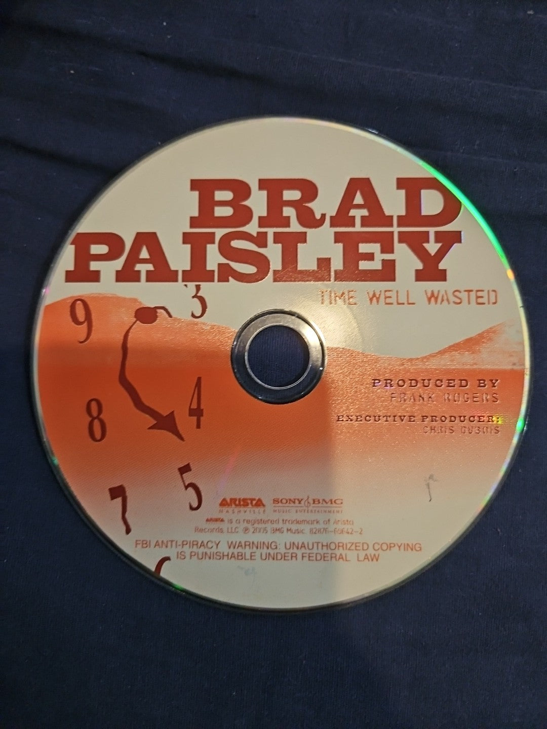 Brad Paisley - The Time Wasted (CD) Disc Only