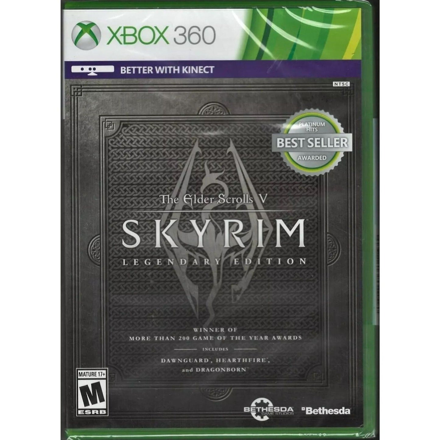 Elder Scrolls V: Skyrim Legendary Edition Xbox 360 TESTED. NEW CASE. RESEALED