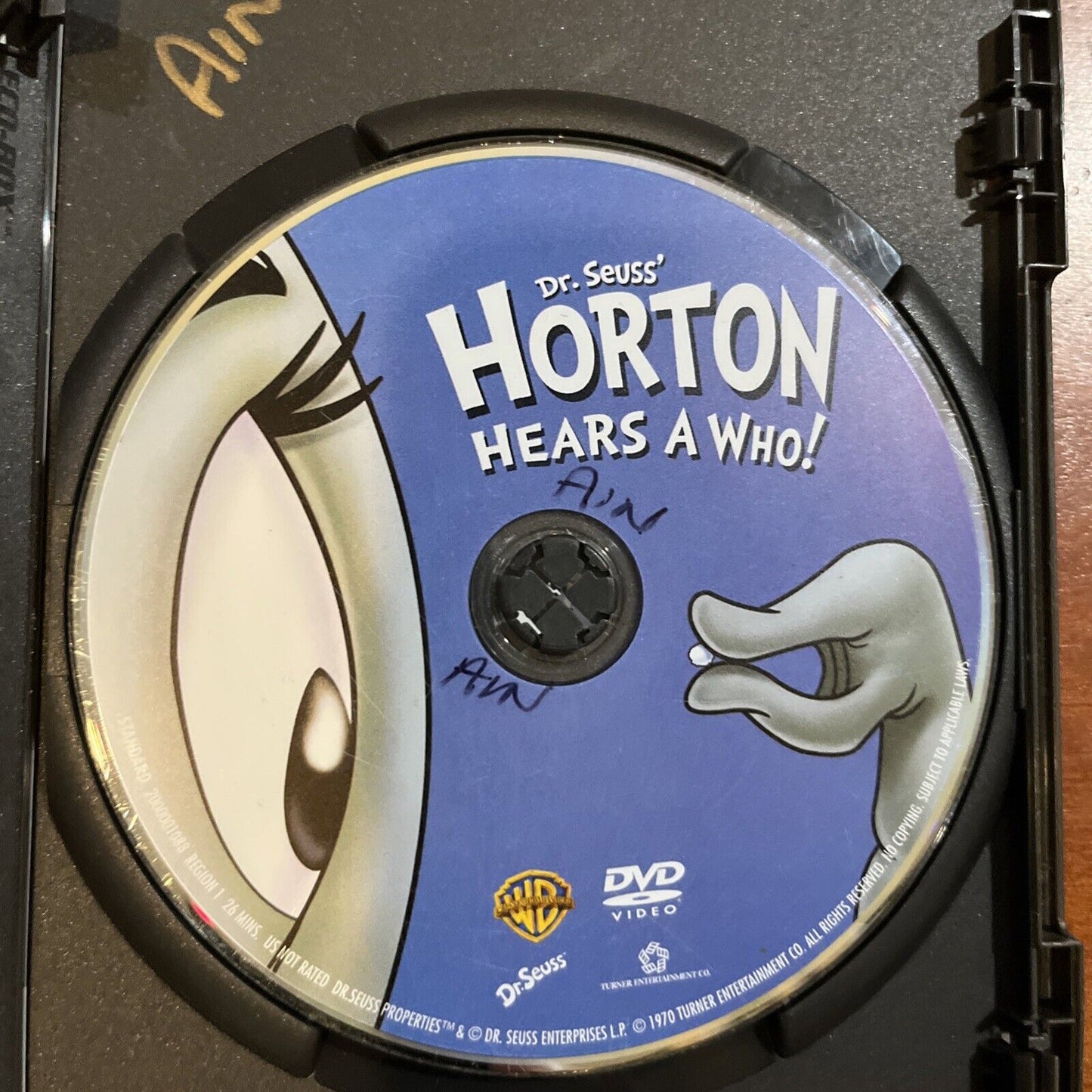 Horton Hears a Who! (Deluxe Edition) (DVD, 1970) Ex Library. Tested. New Case