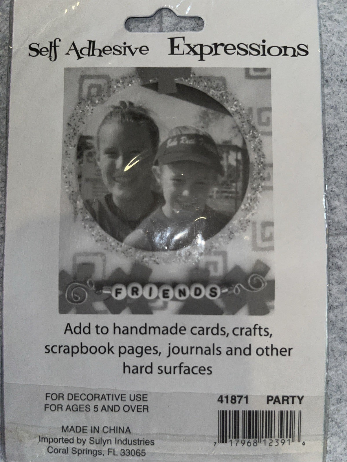 Paper Crafting Expressions Self Adhesive Beaded Wire Party, Smile,Happy Birthday