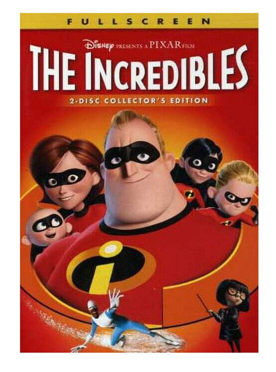 The Incredibles (DVD, 2-Disc Set, Fullscreen, Collectors Edition) NEW