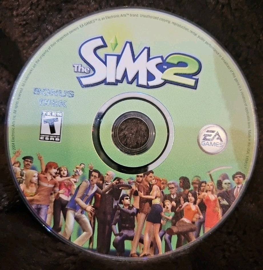 The Sims 2 PC DVD-ROM 2004 Special DVD Bonus Disc And Outer Box Only!