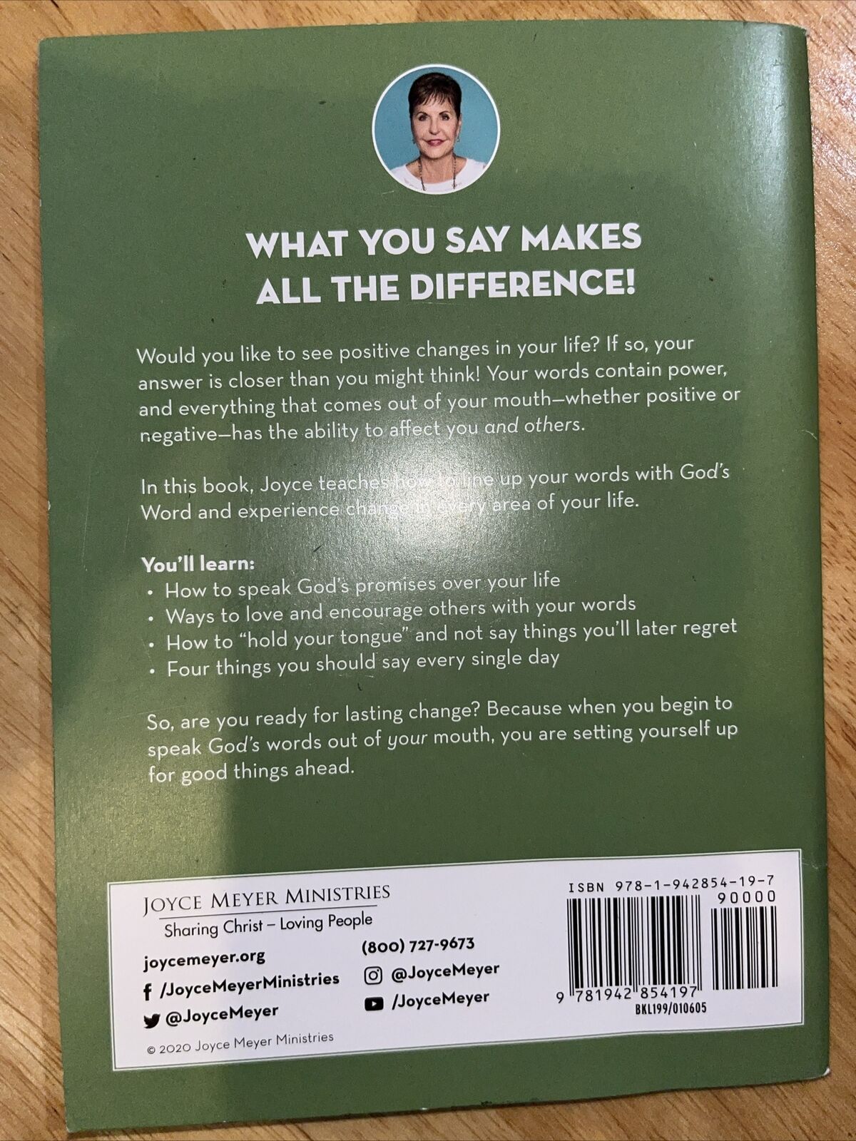 The Power Of Words By Joyce Meyer