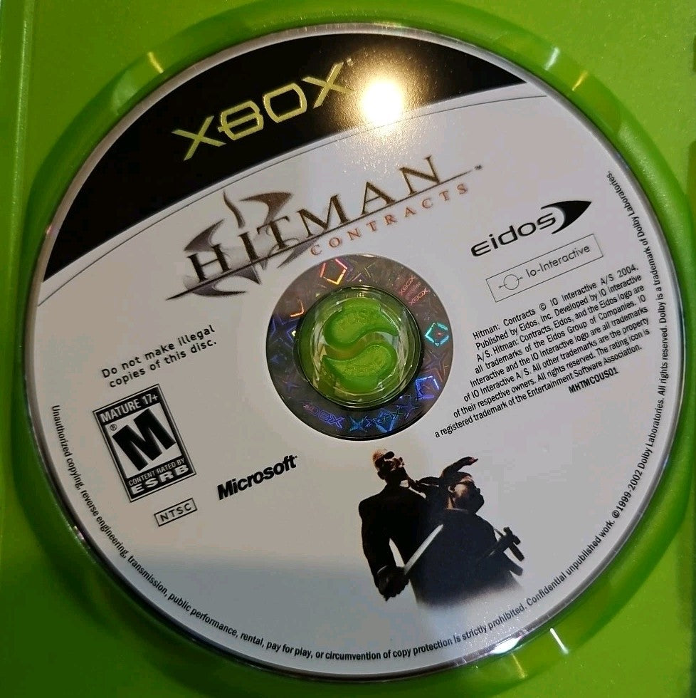 Hitman Contracts - Eidos (Microsoft Xbox, 2004) - Tested. No Scratches. New Case