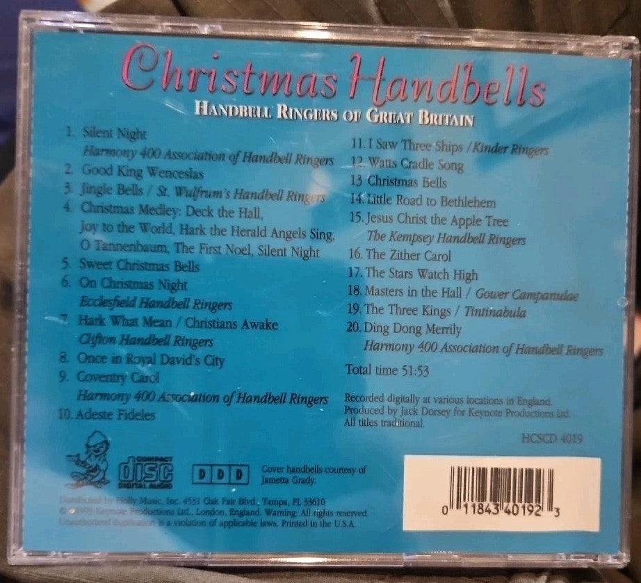 CHRISTMAS HANDBELLS Handbell Ringers of Great Britain (CD) New Sealed