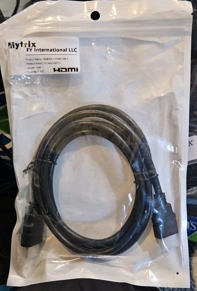 Mytrix HDMI Cable (1.5m Length) 4K@60hz HDMI Cable