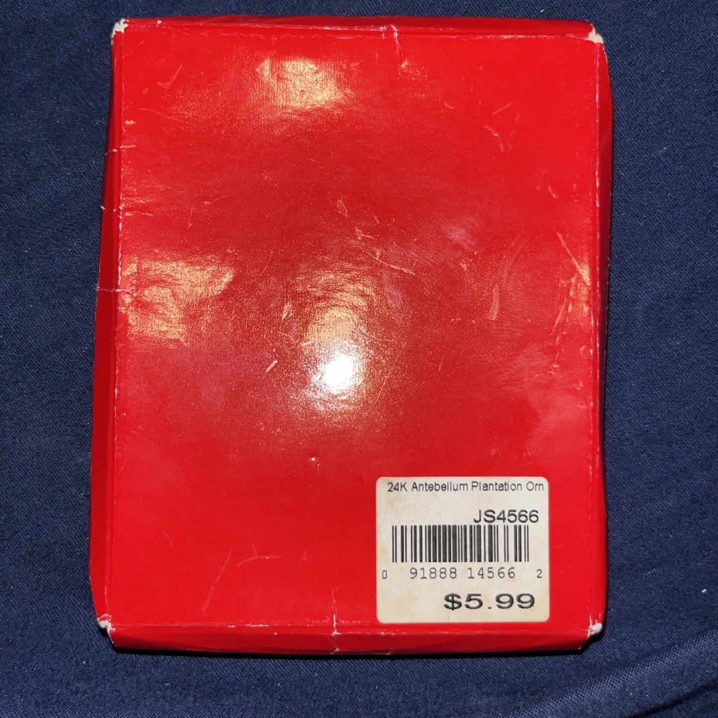 24k Gold Flashed Brass Antebellum Plantation Stone Mountain Park Orament