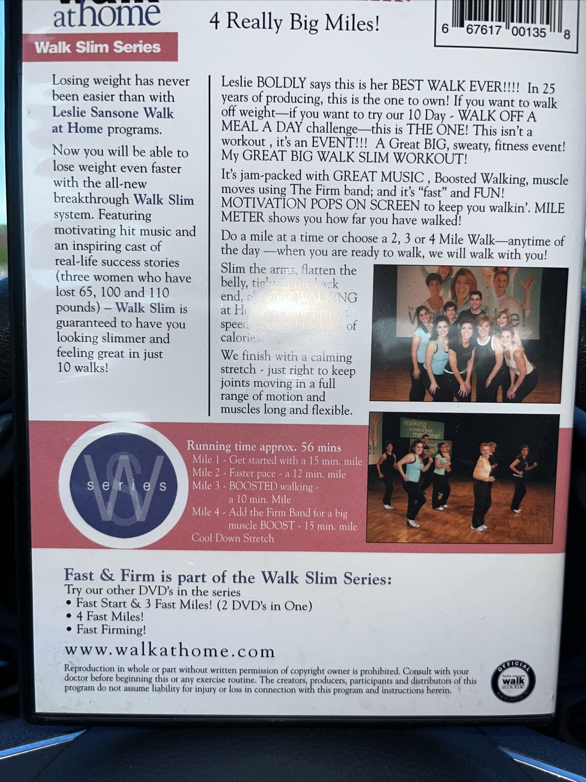 Leslie Sansones Walk Slim Series DVD