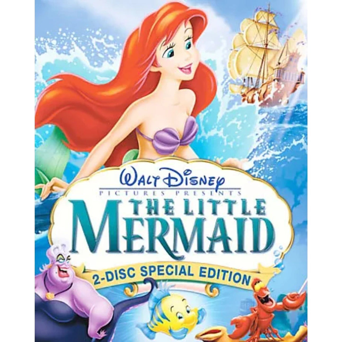 The Little Mermaid (DVD, 2006, 2-Disc Set, Platinum Edition) BRAND NEW SEALED