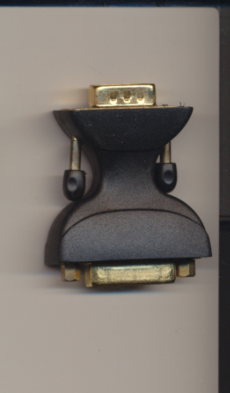 Solid VGA Male to DVI Female Adapter