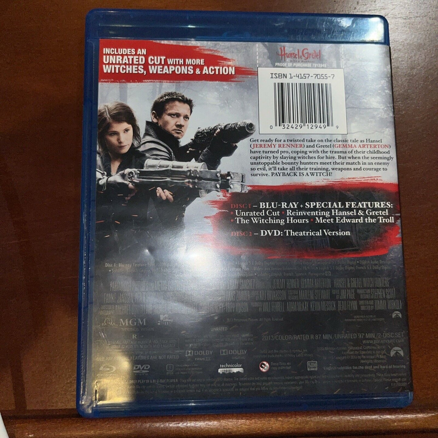 Hansel & Gretel: Witch Hunters (Unrated Cut) (Blu-ray / DVD )