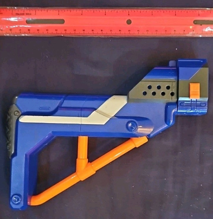 Nerf Stryfe N-Strike Elite Motorized Blaster W/ Removable Stock And Grip. Tested