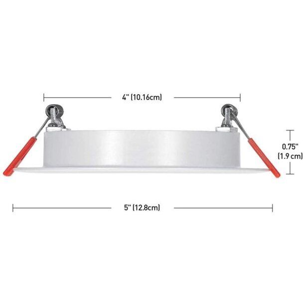 Commercial Electric 4" Slim LED Color Changing Glare Control Recessed Kit