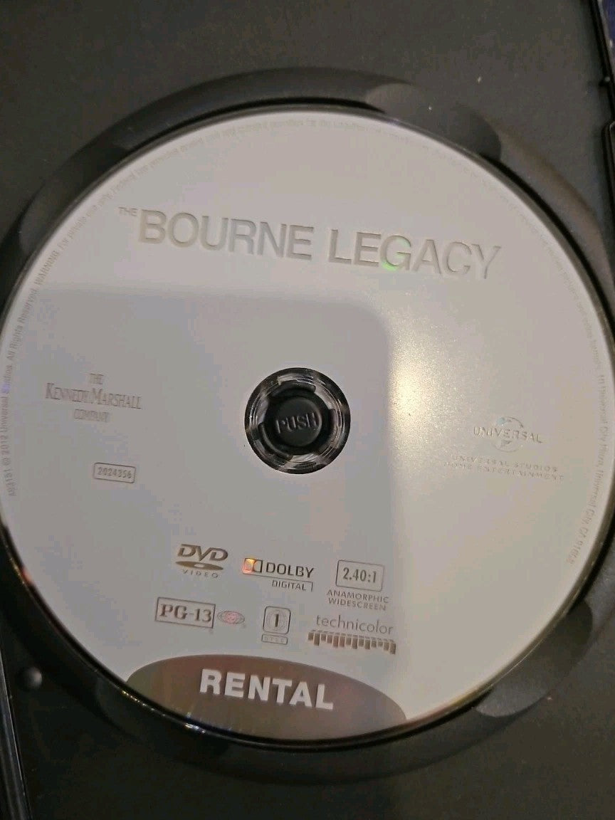 Bourne Legacy (DVD) Slim Case. Cropped Artwork
