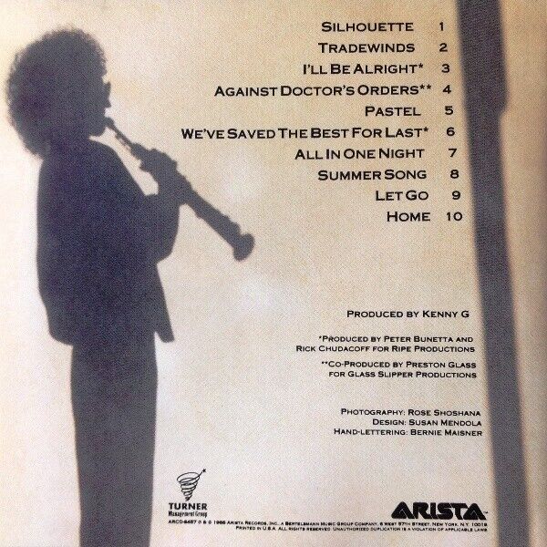 Kenny G : Silhouette CD