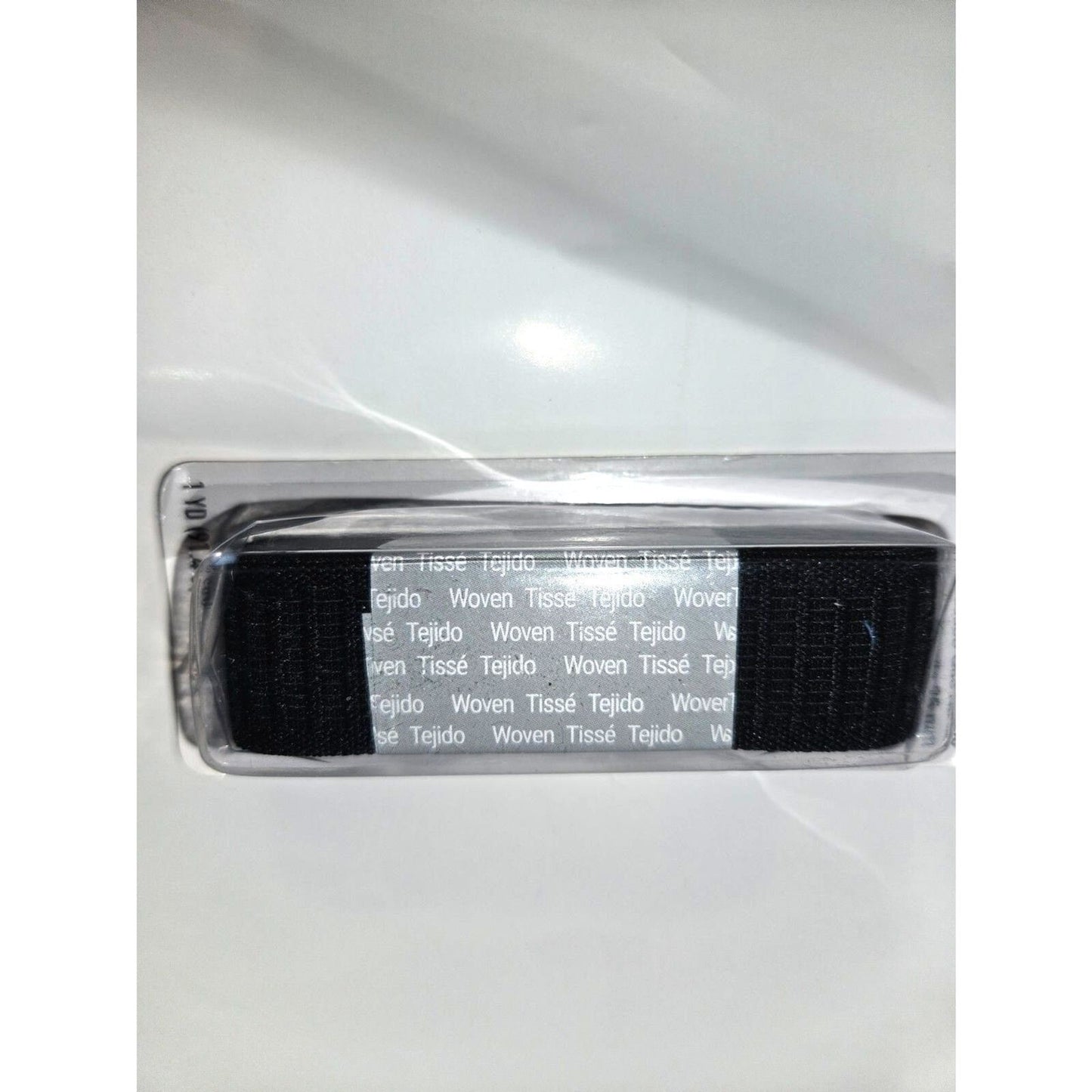 Dritz 1" x 1 Yard Ribbed Non-Roll Elastic - Brand New - Black