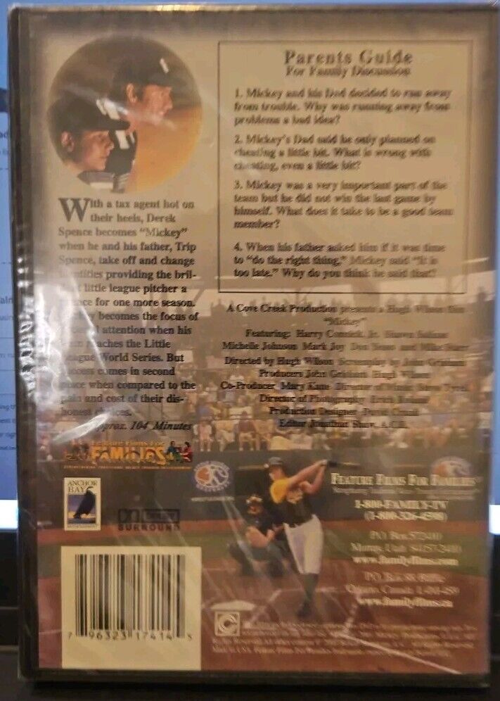 Mickey By John Grisham DVD 2007 Harry Connick Jr. Brand New Sealed