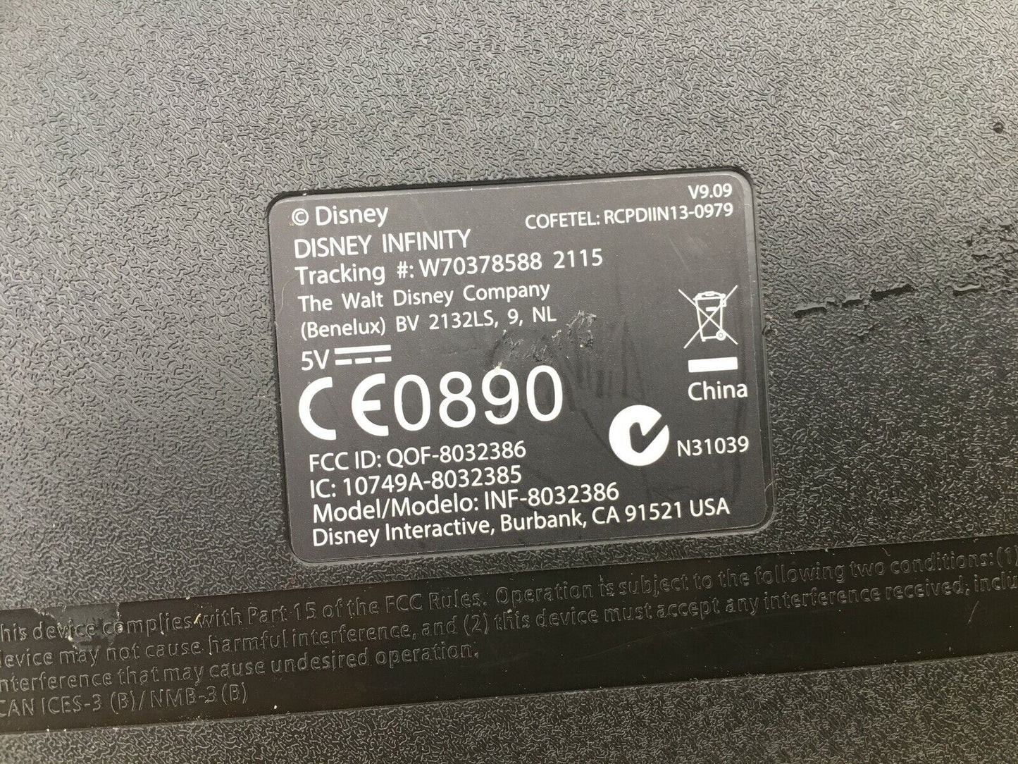Disney Infinity v9.09 Model INF-8032385 (Used)