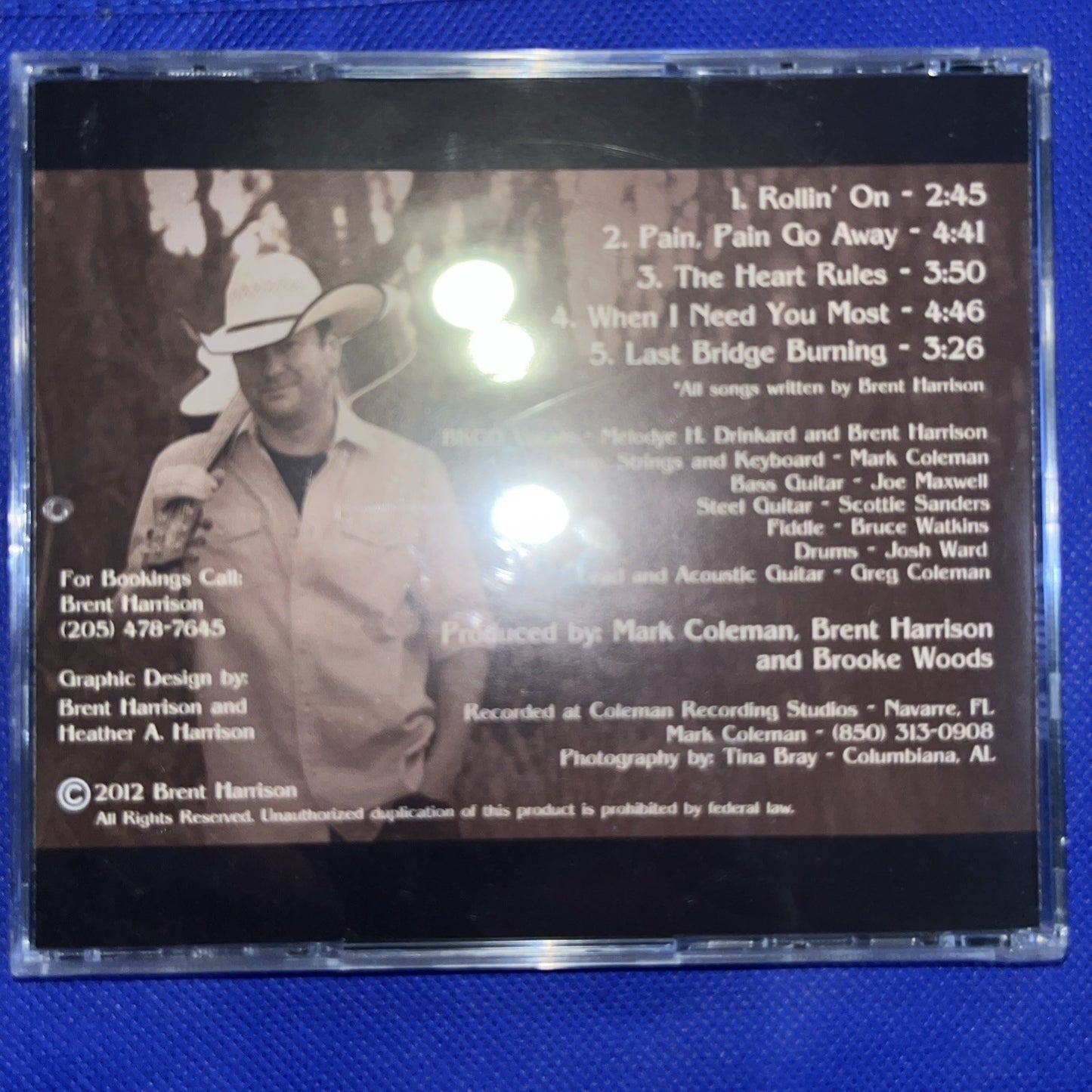 Rollin’ On Brent Harrison (CD)