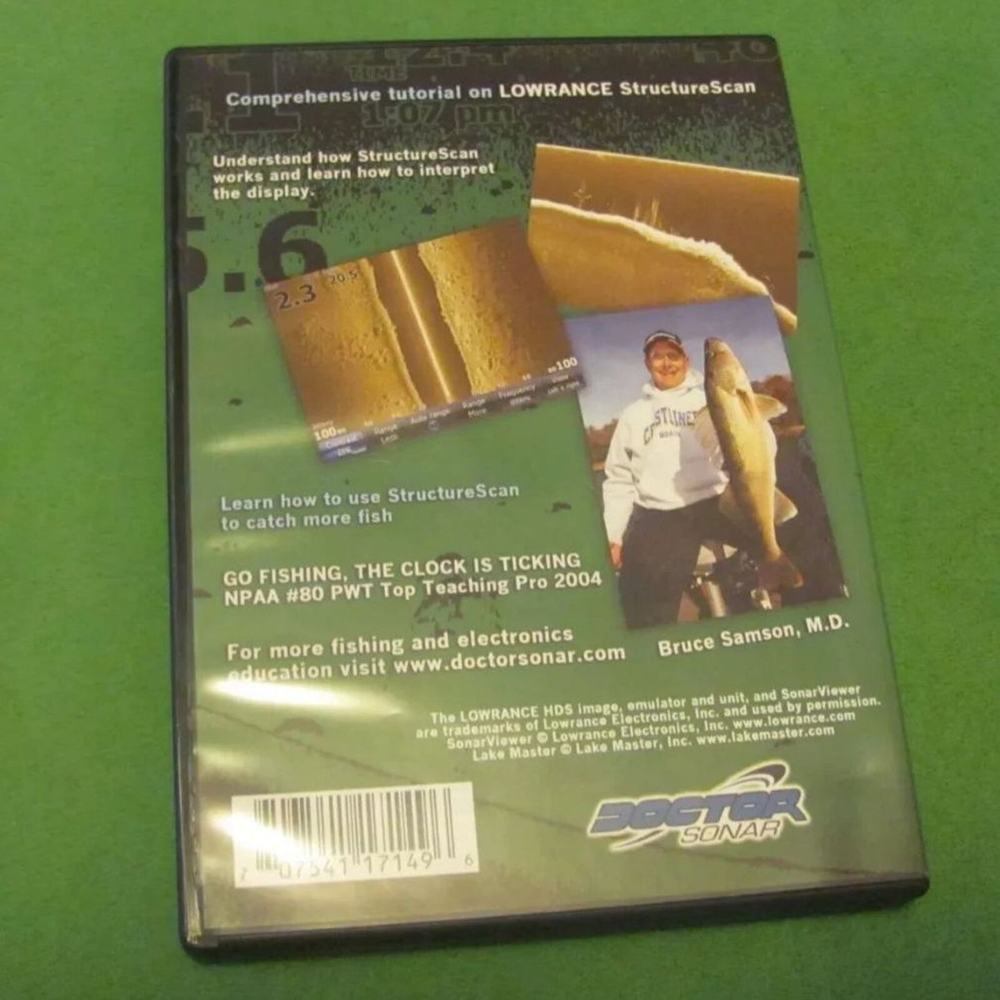 Doctor Sonar - LOWRANCE Structure Scan (DVD) Brand New Sealed