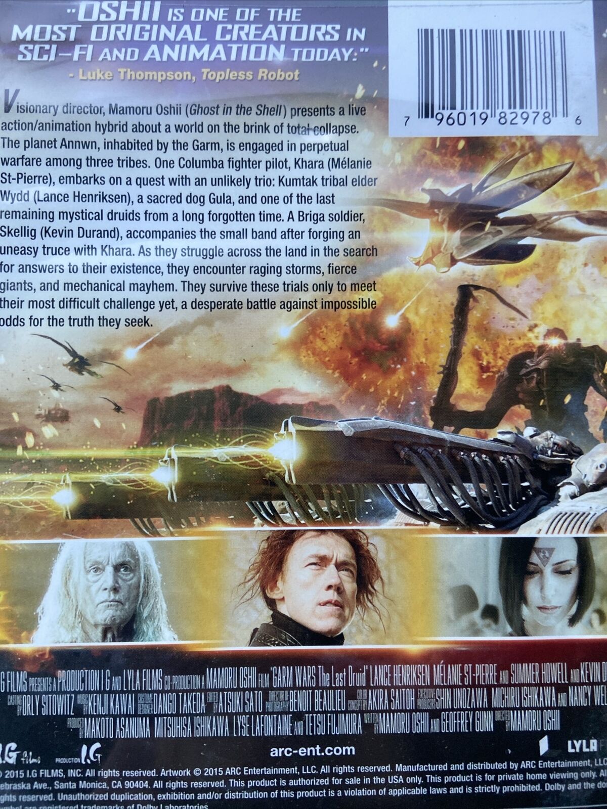 Garm Wars: The Last Druid (DVD, 2015)