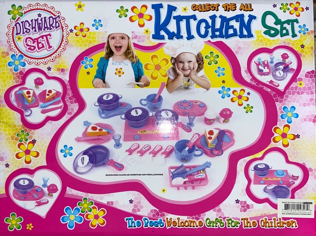 Kitchen Set - 12 Piece Kitchenware Play Set - Brand New