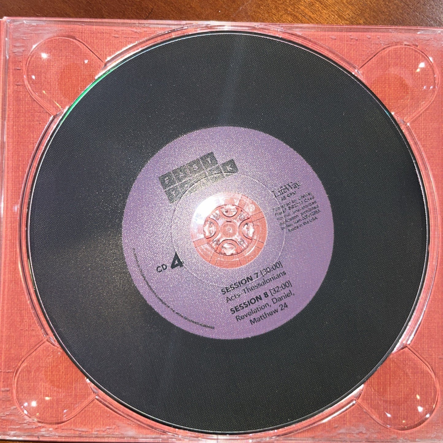 ADUOBOOK: Lifeway Fast Track: Genesis To Revelation- 4 CD Set- Chad Hovind A17