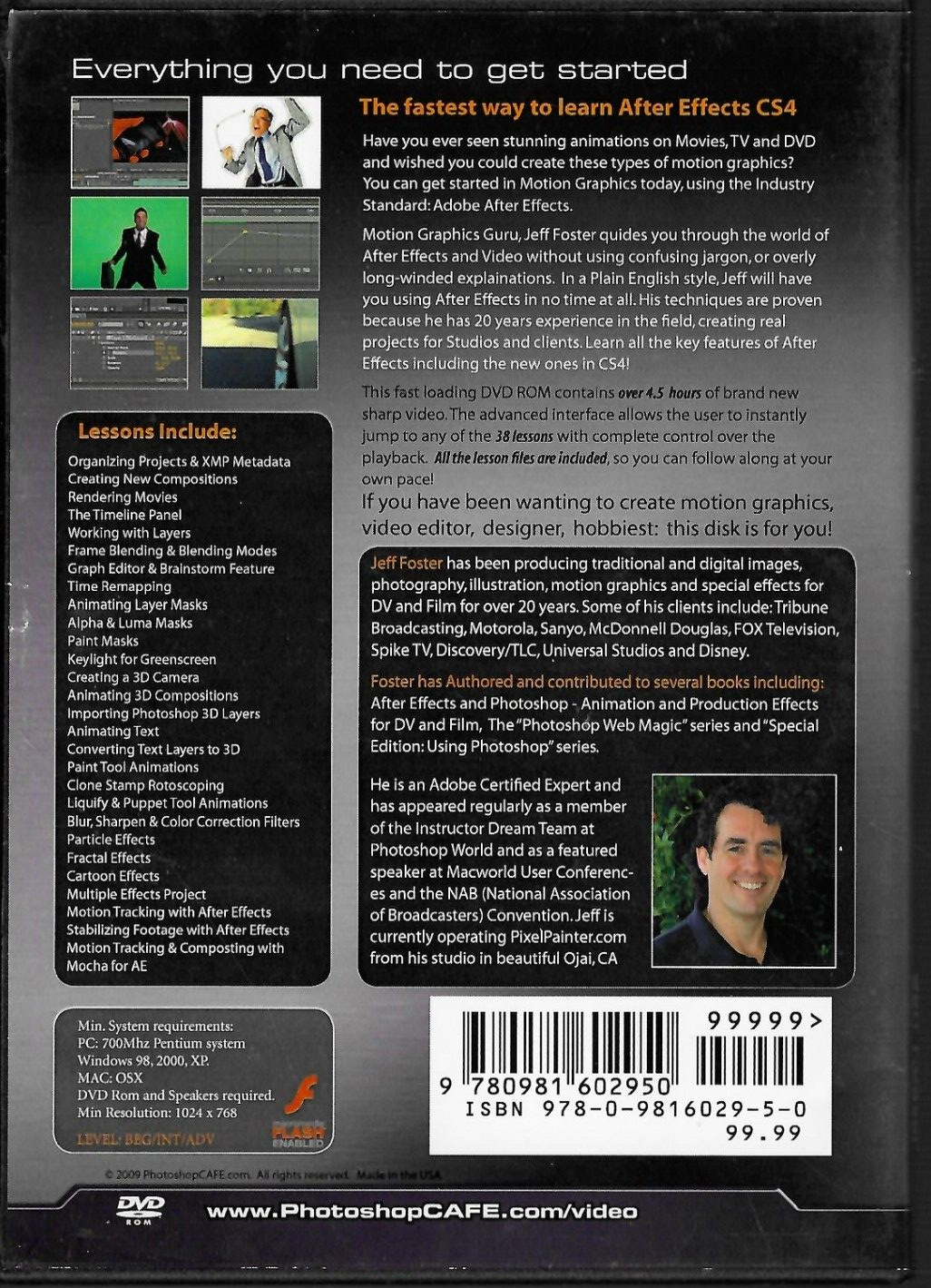 Learning After Effects CS4 with Jeff Foster (DVD)