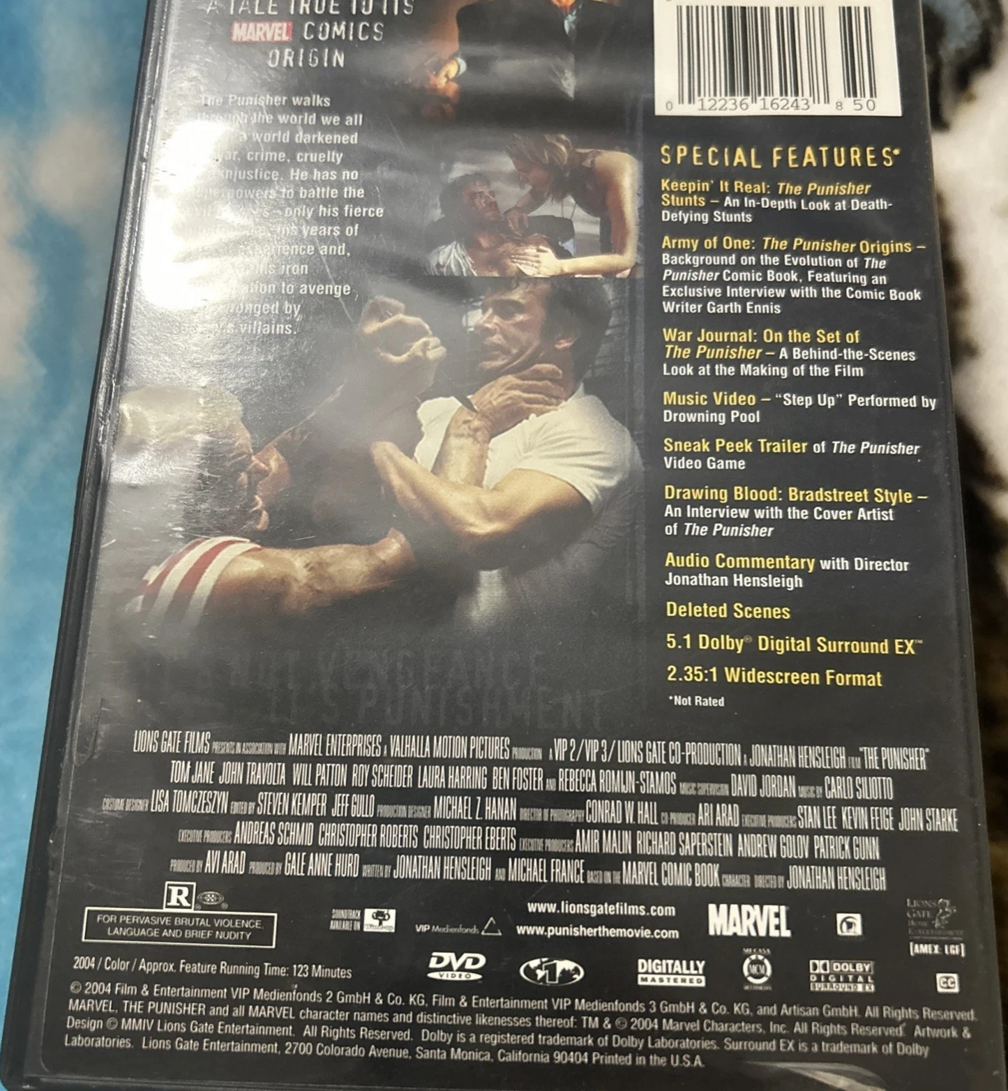 The Punisher (DVD, 2004) new