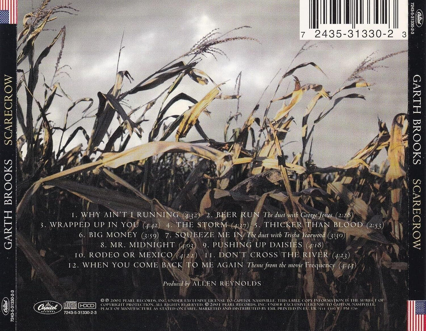 Scarecrow - Audio CD By Garth Brooks - BRAND NEW