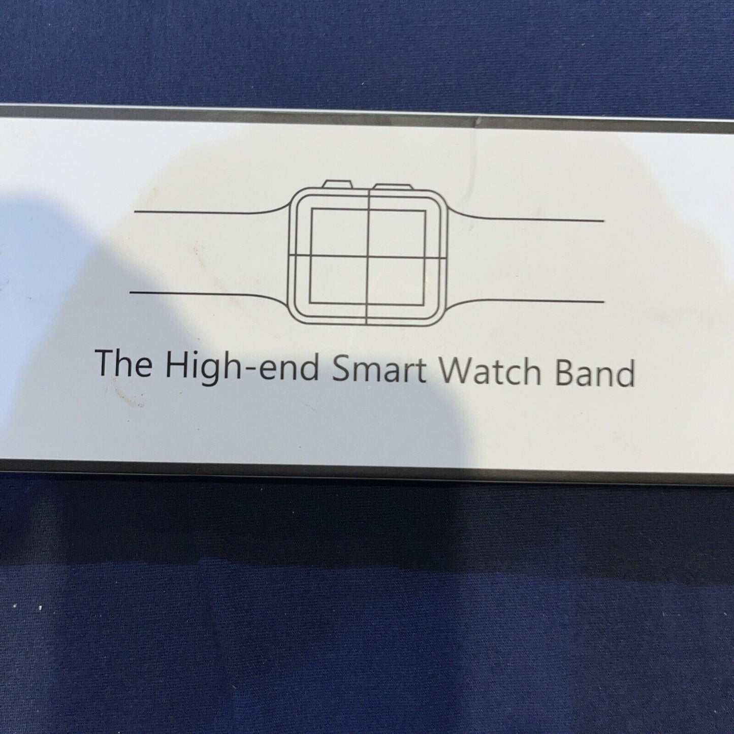 Blue Metalic Apple Watch Band & Link Remover fits 42-45mm Series 4-9 & SE