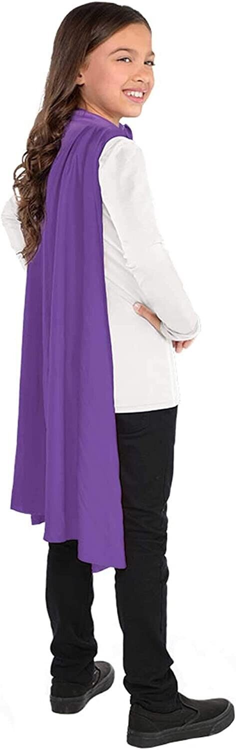 Purple Solid Color Super Hero Costume 30" Cape