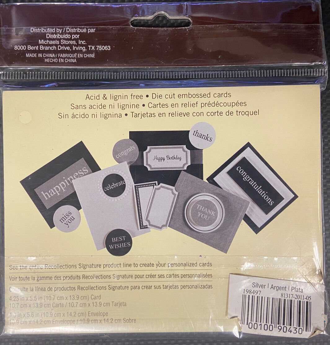 Recollections Signature Especial 6 Cards & Envelopes