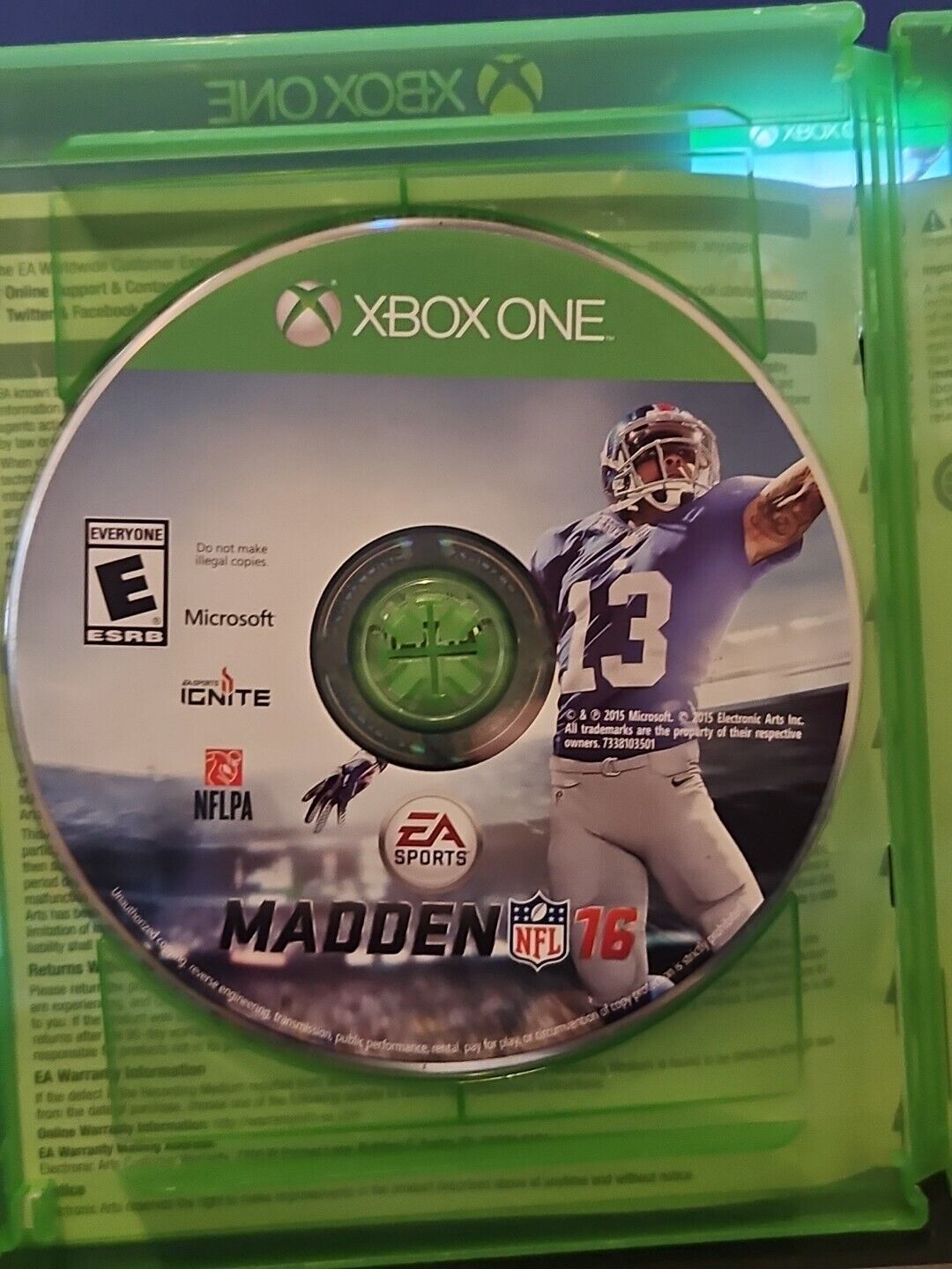 Madden NFL 16 (Microsoft Xbox One, 2015) Tested , Resealed