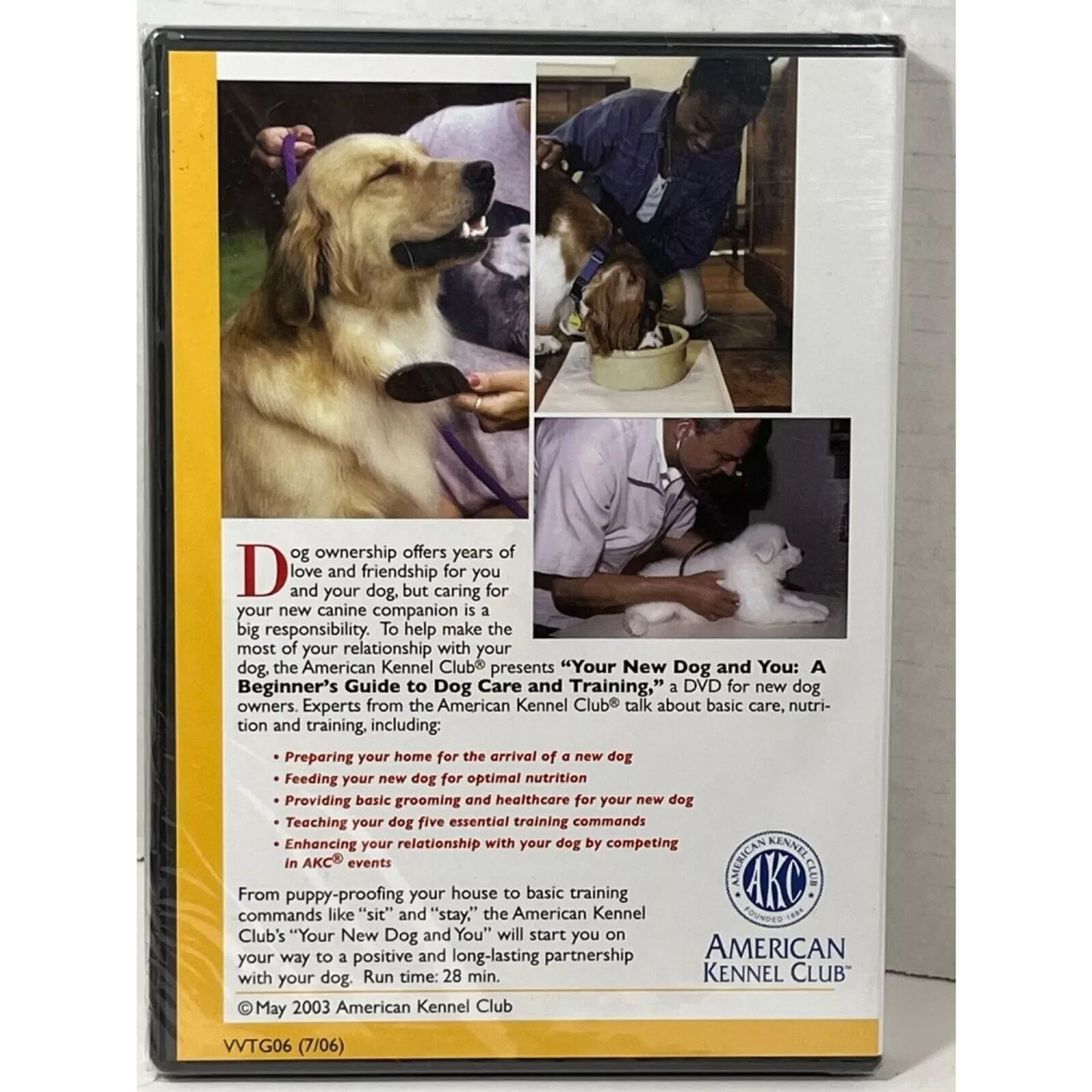 Your New Dog and You (DVD) Brand New Sealed