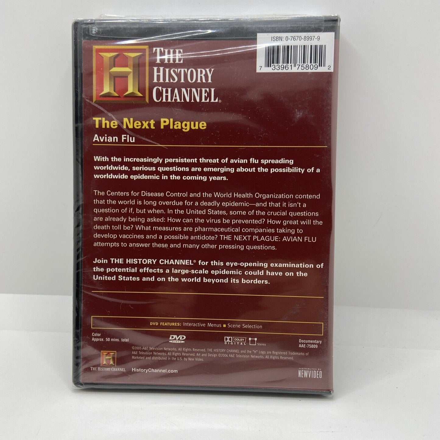 History Channel Presents: The Next Plague (DVD, 2006)