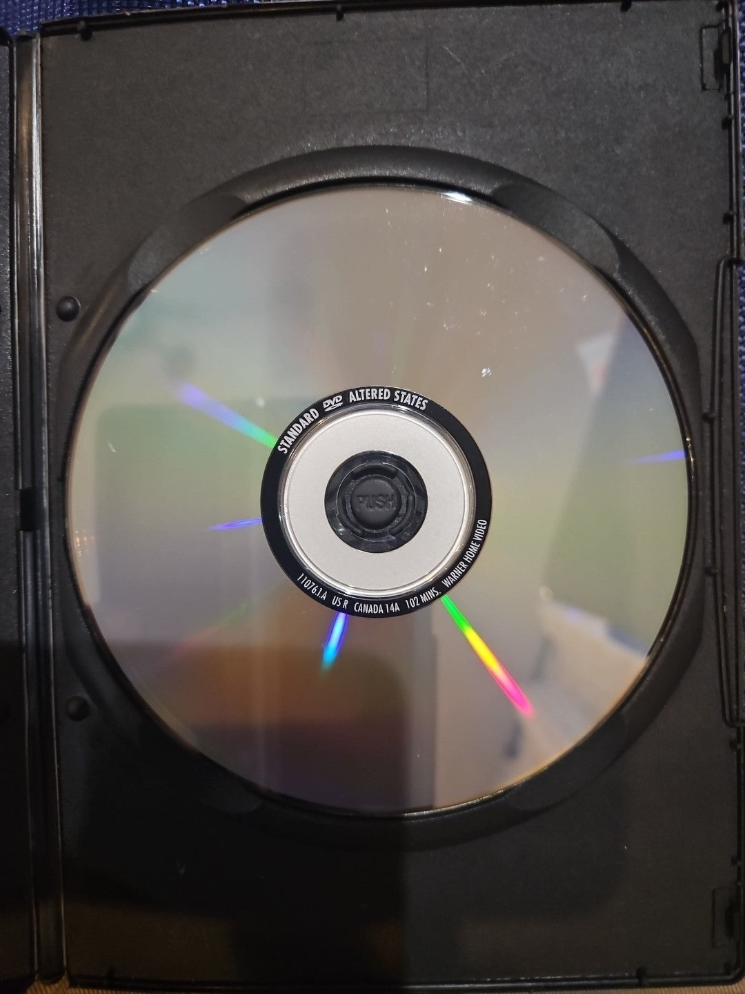 Altered States (DVD, 1998) Tested slim case cropped artwork.