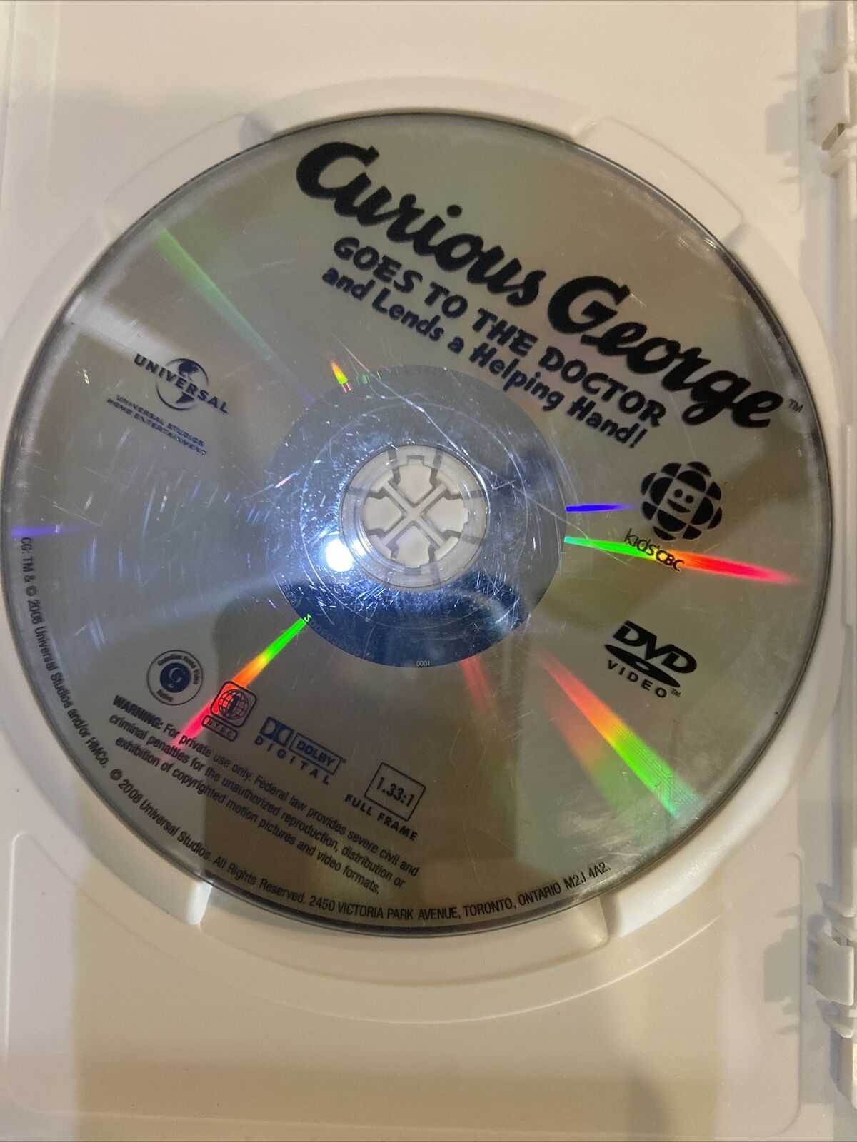 Curious George: Goes to the Doctor and Lends a Helping Hand! (DVD, 2007)