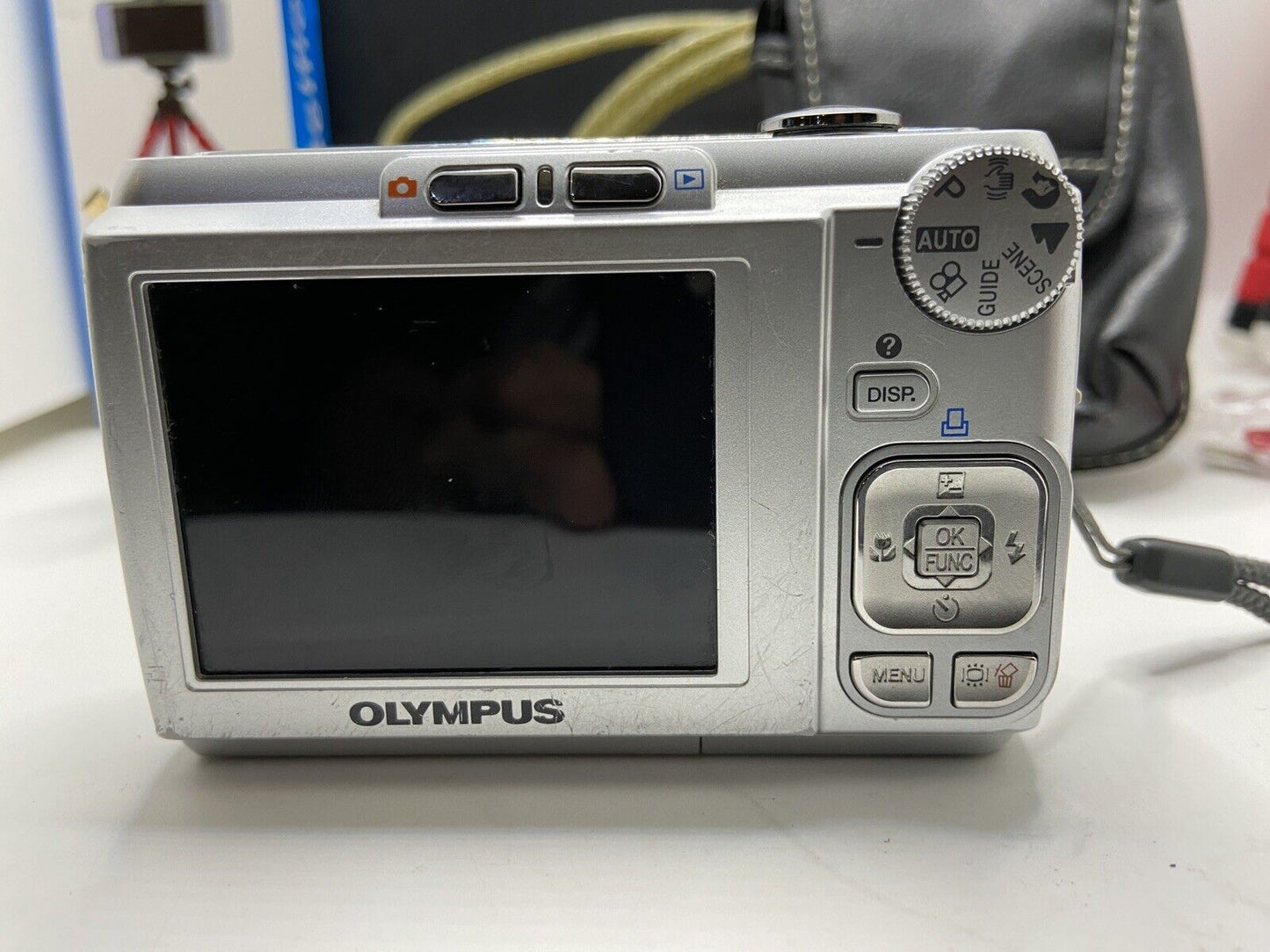 Olympus FE-310 8.0MP w/Cases, Tripod, USB Cable, Phone Shutter Remote BUNDLE