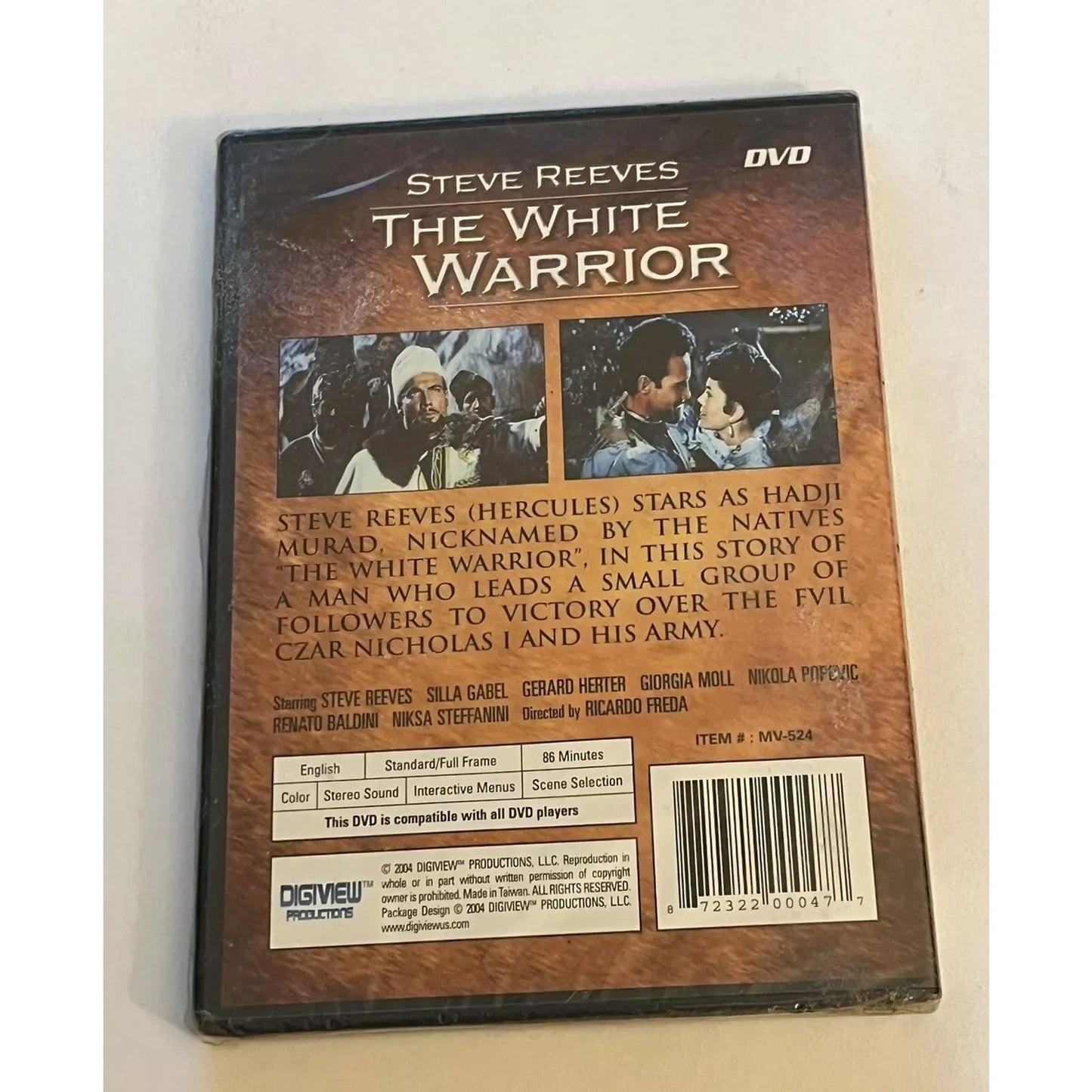 The White Warrior (DVD) Brand New