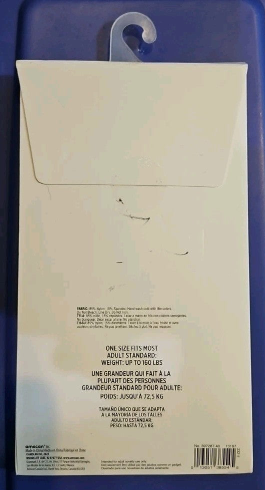 Amscan Footless Tights - Adult, Party Accessory, Red