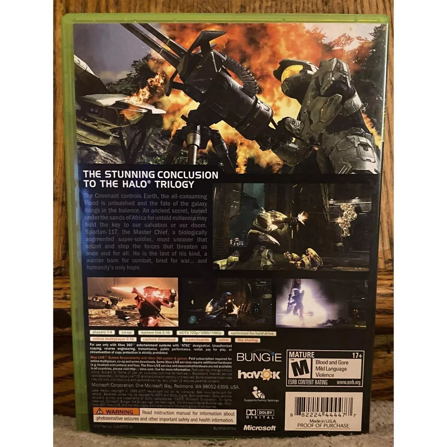 Halo 3 - Xbox 360 - New Case. Tested. No scratches. Resealed.