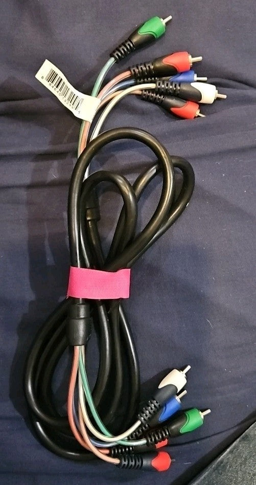 Steren 6ft 5-RCA Component Audio/Video High Definition HD Cables For TV devices