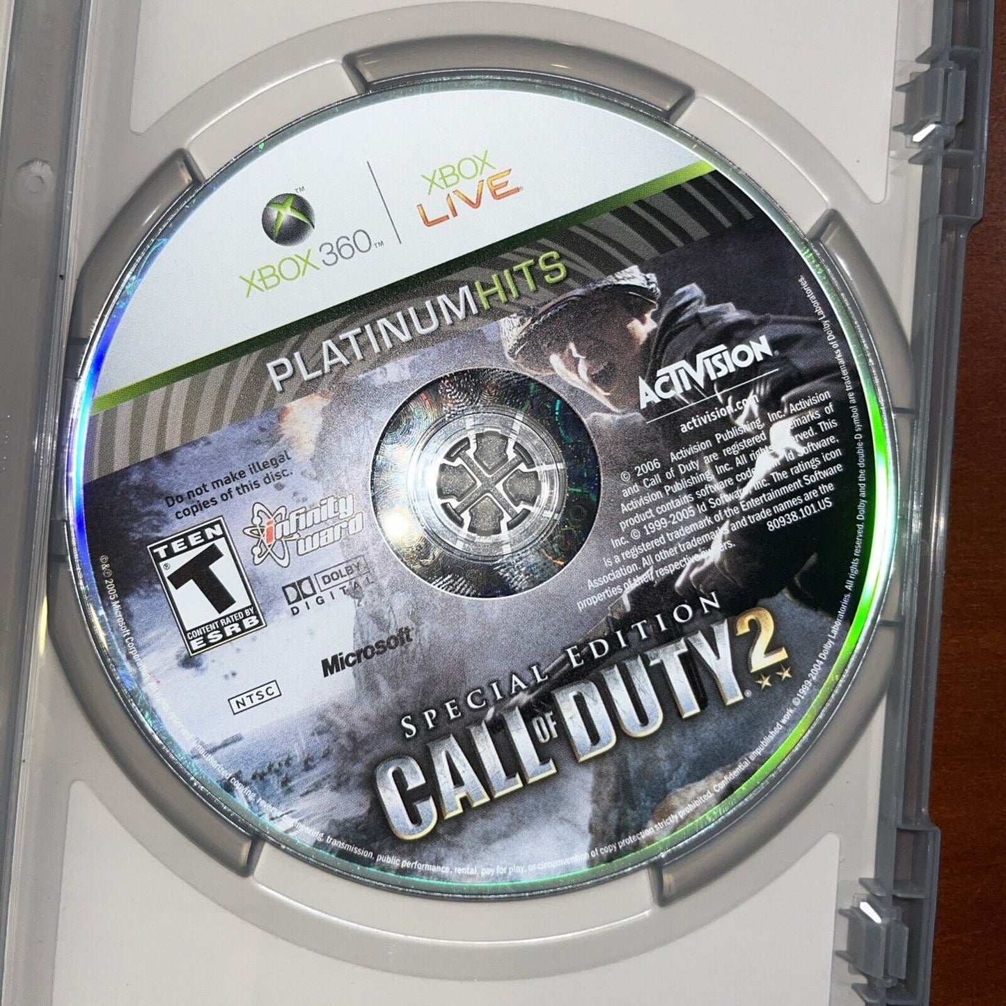 Call of Duty 2 - Platinum Hits - Special Edition - No Bonus DVD. New Case.