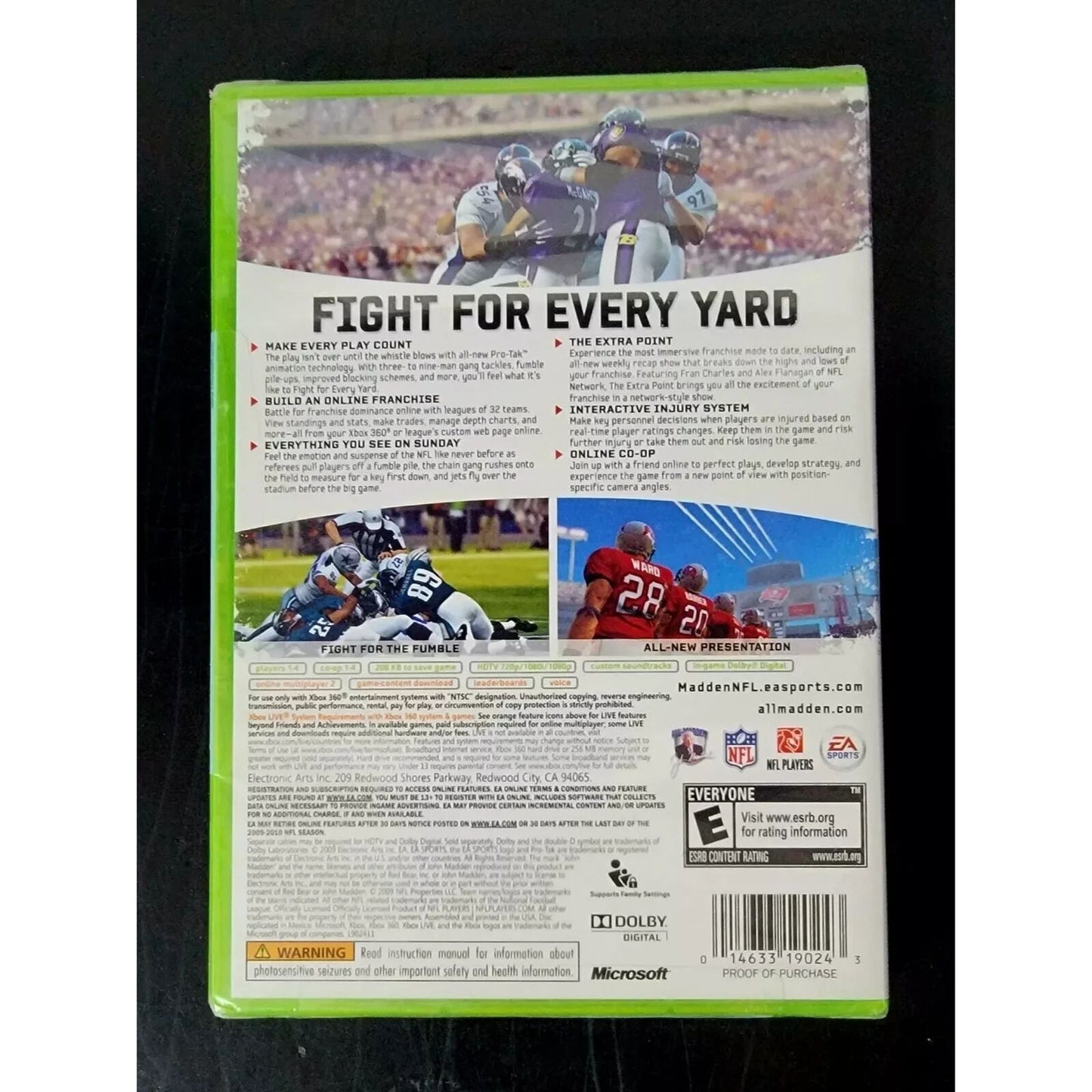 Madden NFL 10 (Microsoft Xbox 360, 2009)