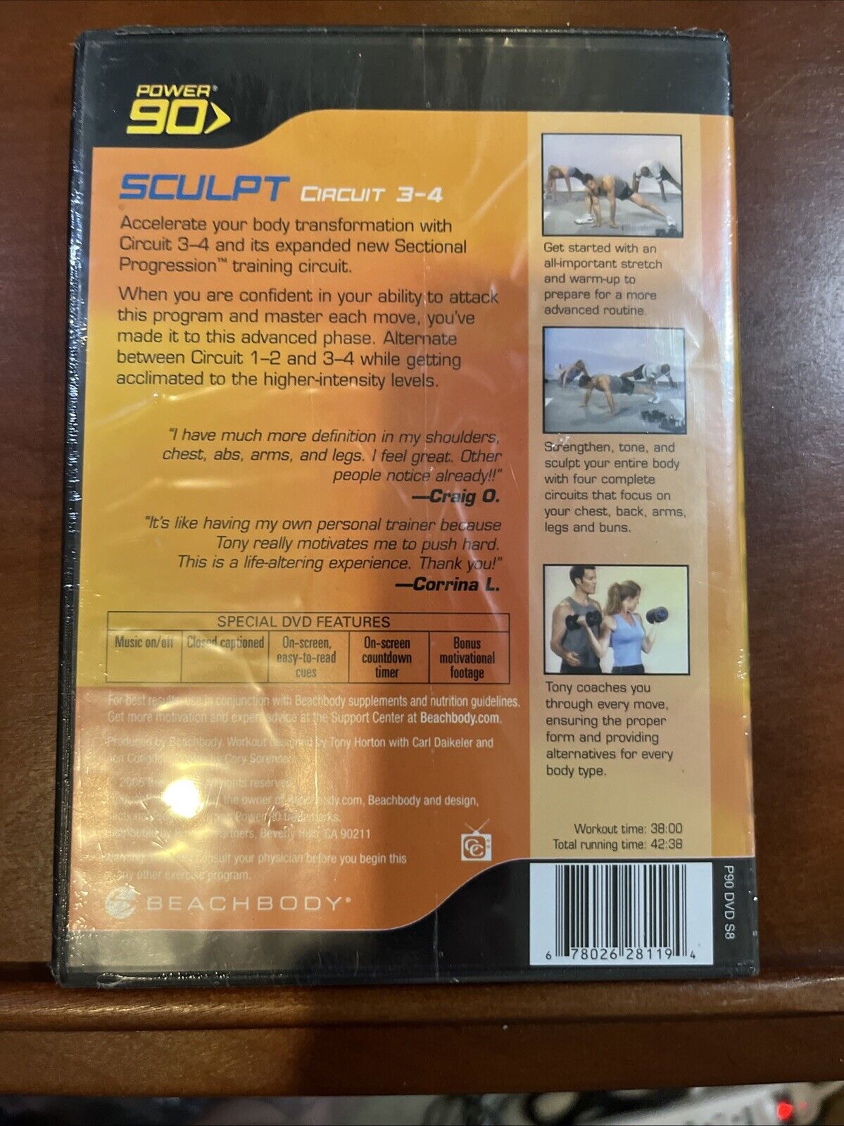 Beachbody Power 90 Sculpt Circuit 3-4 with Tony Horton Factory Sealed DVD