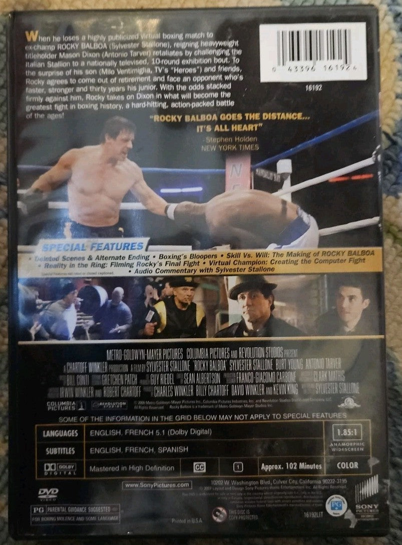 Rocky Balboa (DVD) New