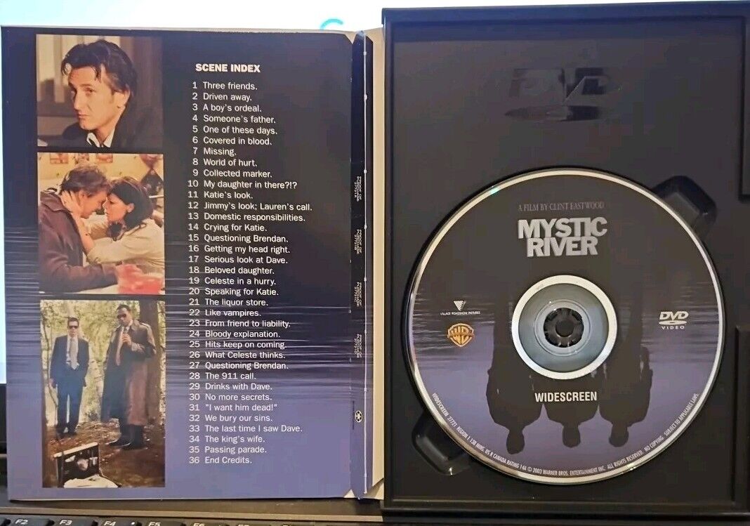 Mystic River (DVD, 2004, Widescreen) Tested